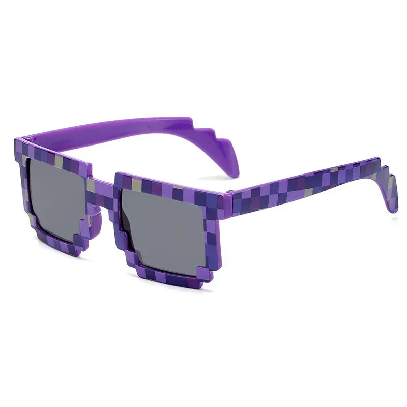 Hot 20 Styles Fashion Sunglasses Kids Cos Play Action Game Toy Cosplay Square Glasses with EVA Case Toys for Children Gift