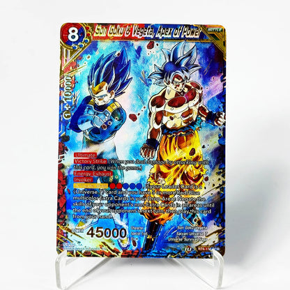 Dragon Ball Super Masters Secret Special God Rare Gogeta Goku Frieza Vegeta Gohan Proxy Collection Foil Texture Anime Game Cards