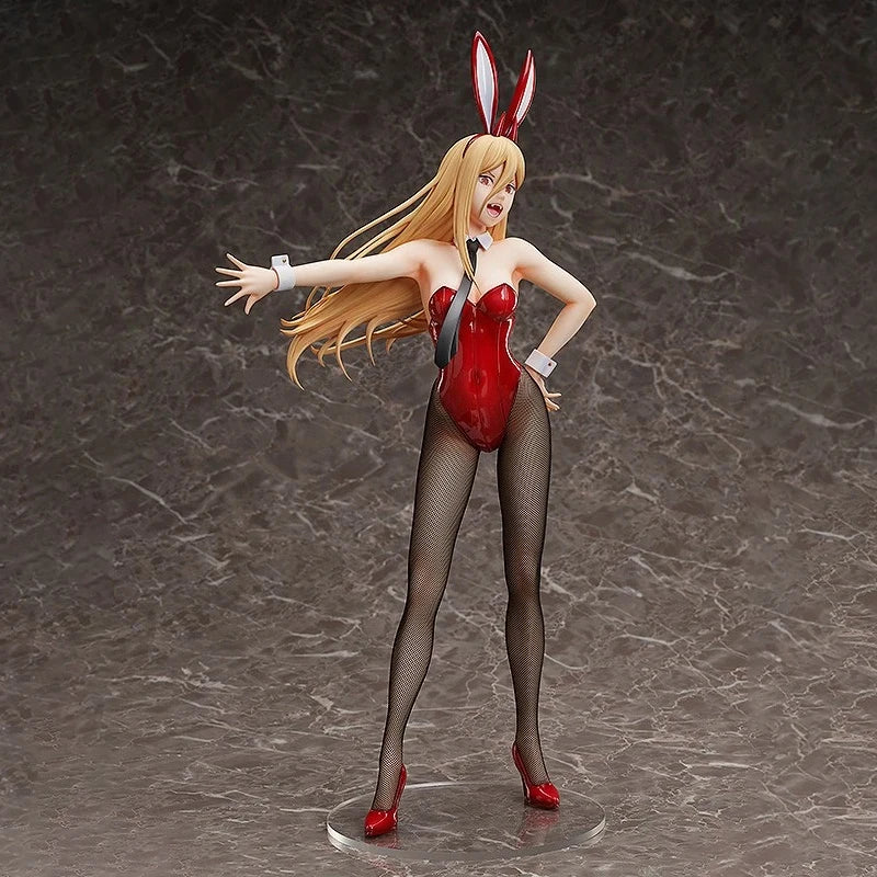 Chainsaw Man Power Bunny Girl Anime Figure Makima Action Figure Hayakawa Aki/Higashiyama Kobeni/Denji/Reze Figure Model Doll Toy