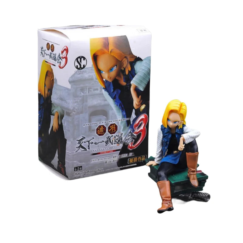 DBZ Anime Figurine Android Launch Bulma Camouflage Kawaii Sexy Bunny Girl VC Action Figures Model Collectible Toys