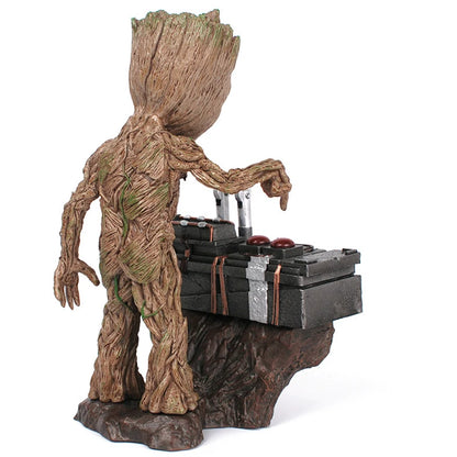 Guardians of The Galaxy Groot Statue Model Avengers Cute Baby Tree Man PVC Anime Action Figure Toys Collectible Ornaments Gifts