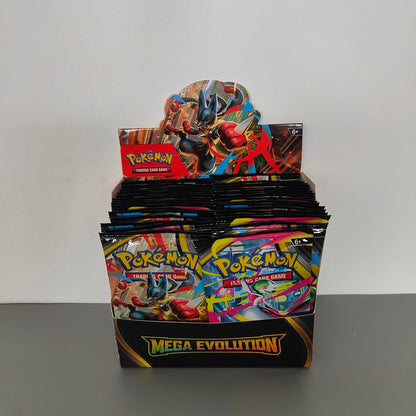 360Pcs Pokemon Card MEGA EVOLUTION Lucario Prismatic Evolutions Game Cartoon English Booster Battle Transaction Card Gift