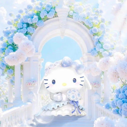 Hello Kitty  Romantic Wedding Series Blind Box Figurine Trendy Toys Century Wedding Series Anime Figures Mystery Box Dolls Gift