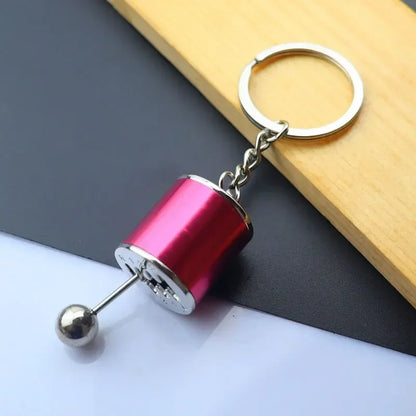 Metal Mini Car Auto Creative Wheel Keychain Parts Auto Enthusiast  Accessories KeyKeyring Ring Chain for Men Woman Lover Gift