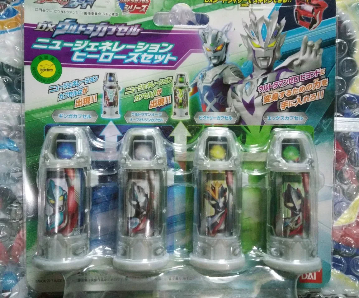 Genuine Bandai Ultraman Geed DX Geed Riser Series Japanese Version Ultra Capsule Fit For Geed Riser Transforming Accessory Toy