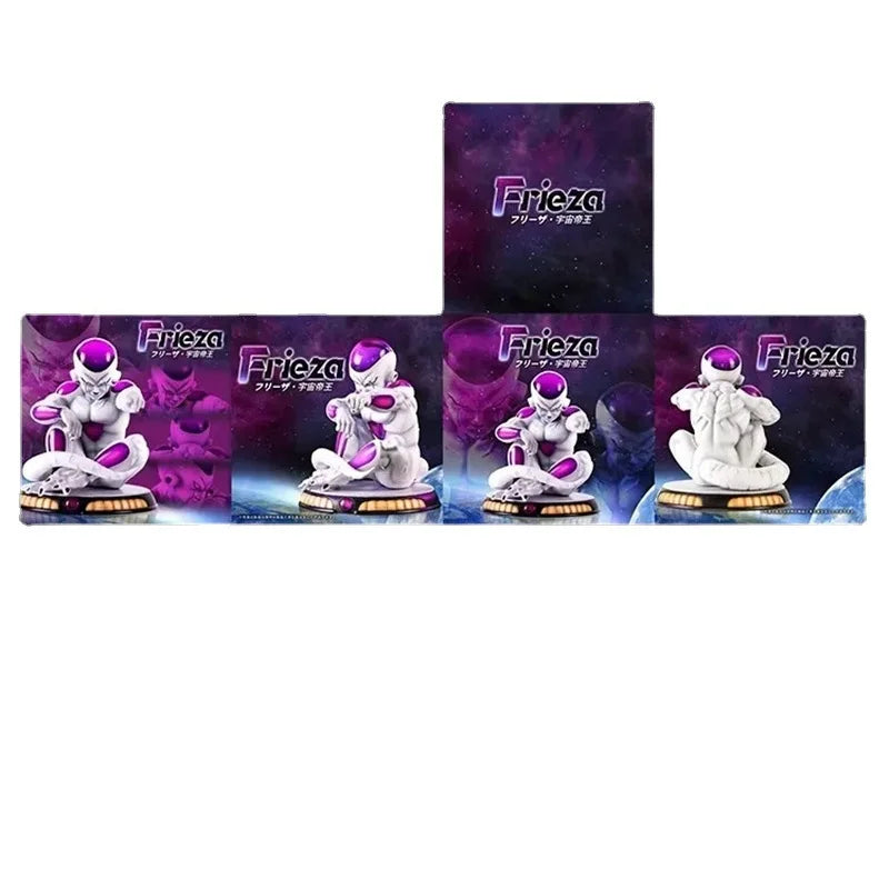 Anime Dragon Ball Z Frieza Sitting Position Action Figure PVC Desk Car Ornament Collection Model Doll Toys Gift