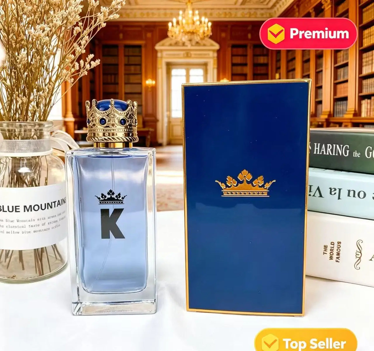 Hor Brand 100ml Trendy Love Neutral Perfume Spray Blue White Porcelain Yilan High Grade Elegant Scent Daily Body Perfume