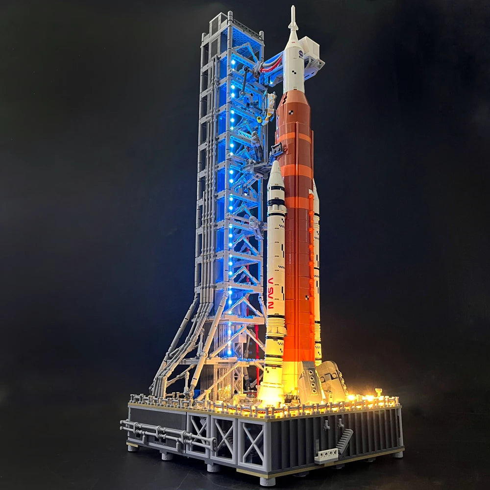 BYB LED Light For LEGO 10341 Artemis Space Launch Building Blocks Decorative Lamp Remote Control (Not Include  Building Blocks)