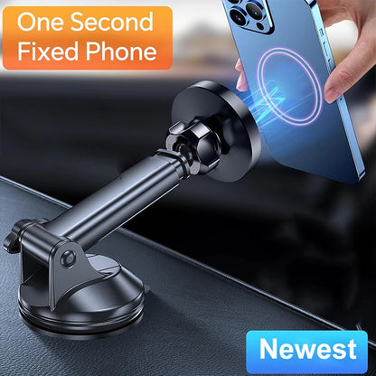 UYUXIO Dashboard Magnetic Wireless Car Phone Charger Adapter 15W  Windshield Car Phone Holder for iPhone 16 15 14 Pro Max 12