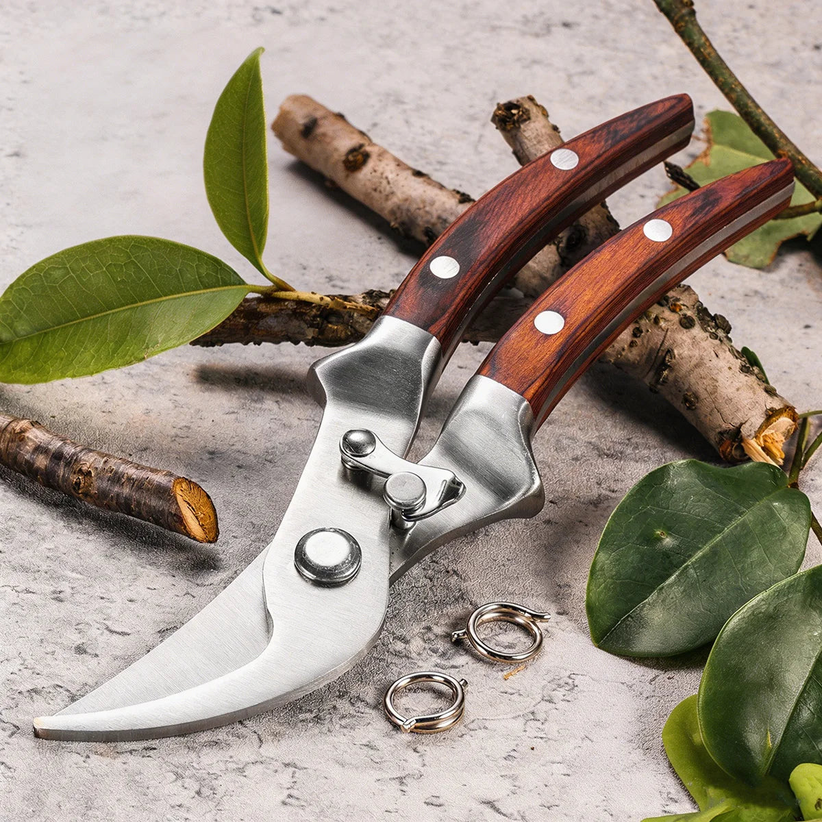 Multifunctional Garden Pruning Shears SK5 Steel Blade Labor Saving Scissors Fruit Tree Flower Branch Bonsai Trimming Tool