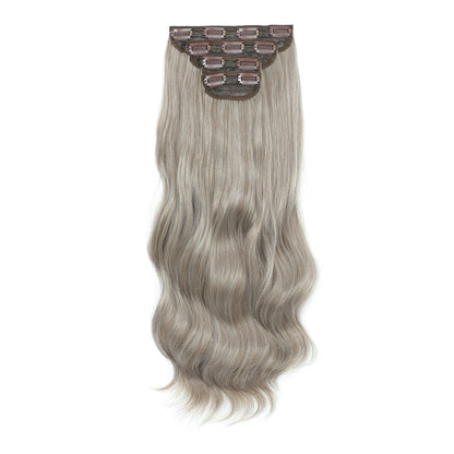 24Inches 220Grams Body Wave Clips In Piano Blond 27/613 M888 Bio Protain High Temperature Synthetic Hair Extensions 4Pcs/Lot