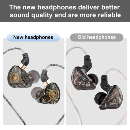 Stereo UHF in-ear monitoring wireless system DT1/2/4 transmitter and receiver of live music stage performance studio