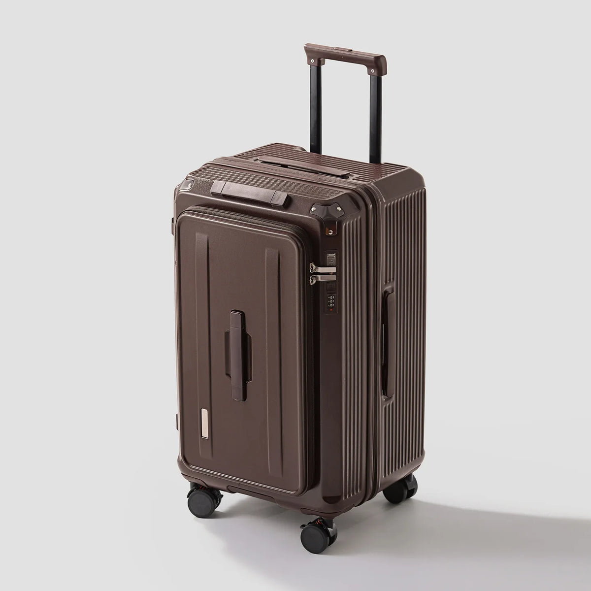 KLQDZMS Luggage Cart Style Travel Bag 20"24"26"28 Inch Large Capacity Trolley Case Women Boarding Box Men's with Wheels Suitcase