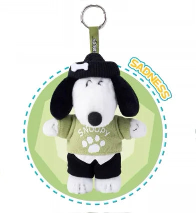 Peanuts Snoopy Mood Outfit Series Blind Box, Trendy Toy Backpack Charms, Figure Merchandise, Birthday Gifts for Girls