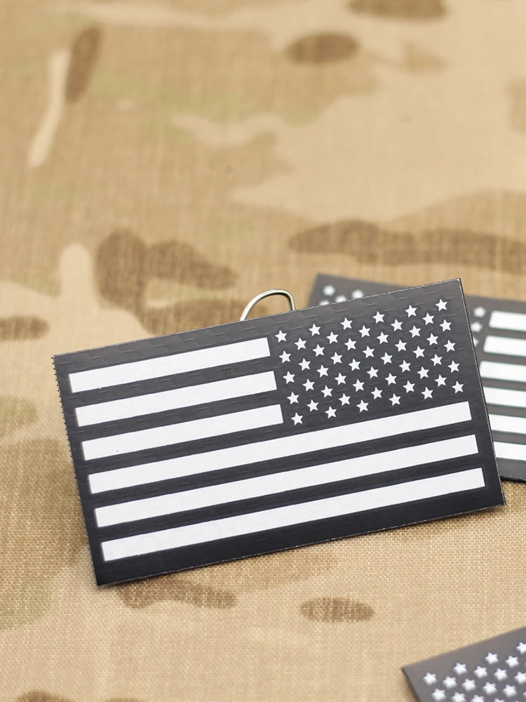 US Flag Patch America Flag Patch IR Patch Military Patch Infrared Tactical Patch Reflective Patch 3.5in X 2inch