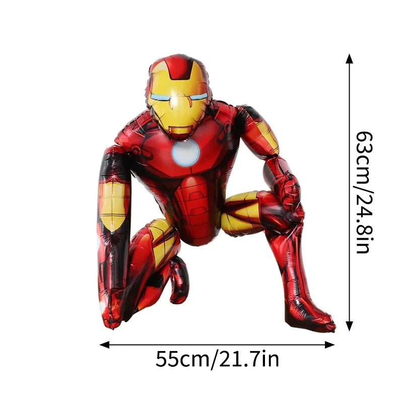Hot Anime Figure Balloons Spiders Birthday Party Decoration Large Foil Ballons Halloween Cosplay Accessoreis Home Decor