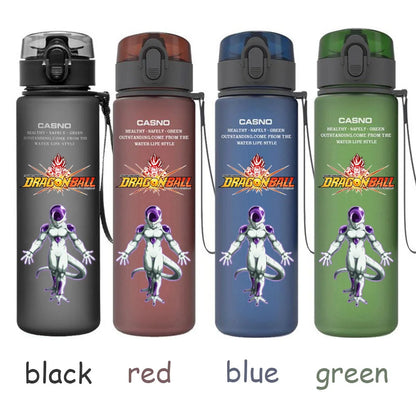560ML Dragon Ball Water Cup Children Portable Plastic Goku Vegeta Bulma Cartoon Outdoor Large Capacity Sport Water Bottle Gift