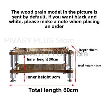 1-4 Tier Audio Rack LBE 200KG Amplifier Stand with Vibration Isolation Feet Storage Bracket SUS Leg For DJ Home Theater HiFi Amp