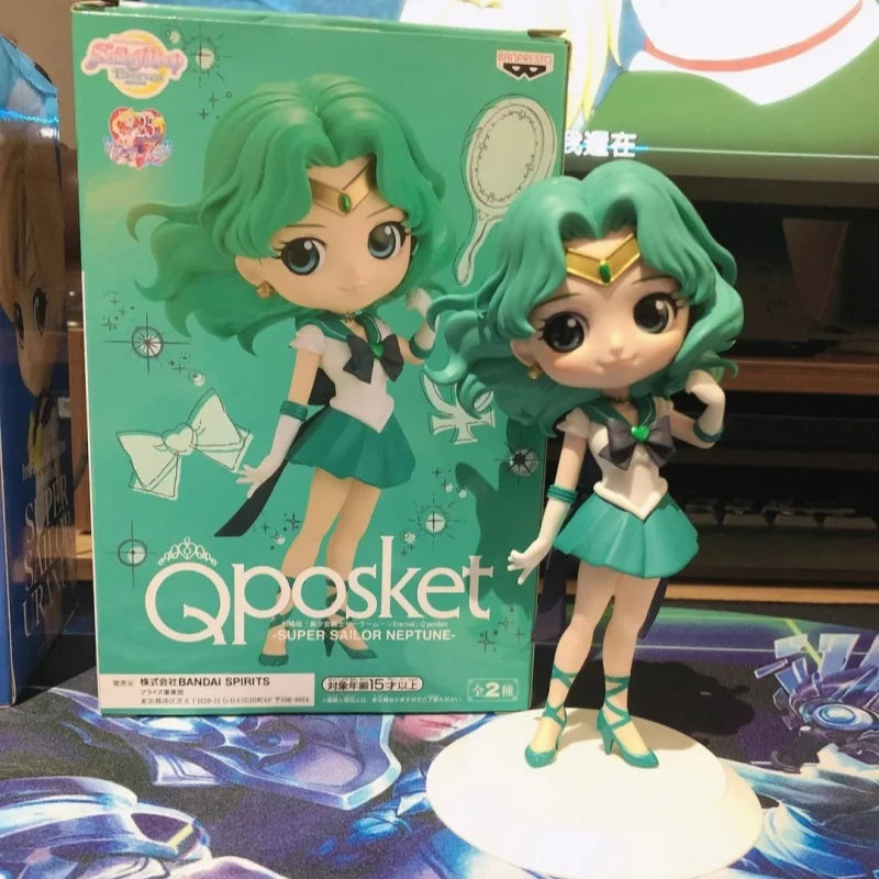 Prettyangel - Genuine Banpresto Q Posket Qposket Sailor Moon Cosmos The Movie Eternal Sailor Neptune Collection Figure Model Toy