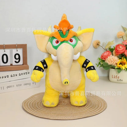2026 Wonder Bowser Turtle Jr Plush Doll Toy Anime New Peripheral Plush Toy Bowser King Bowser Plush Toy Boy Birthday Gifts