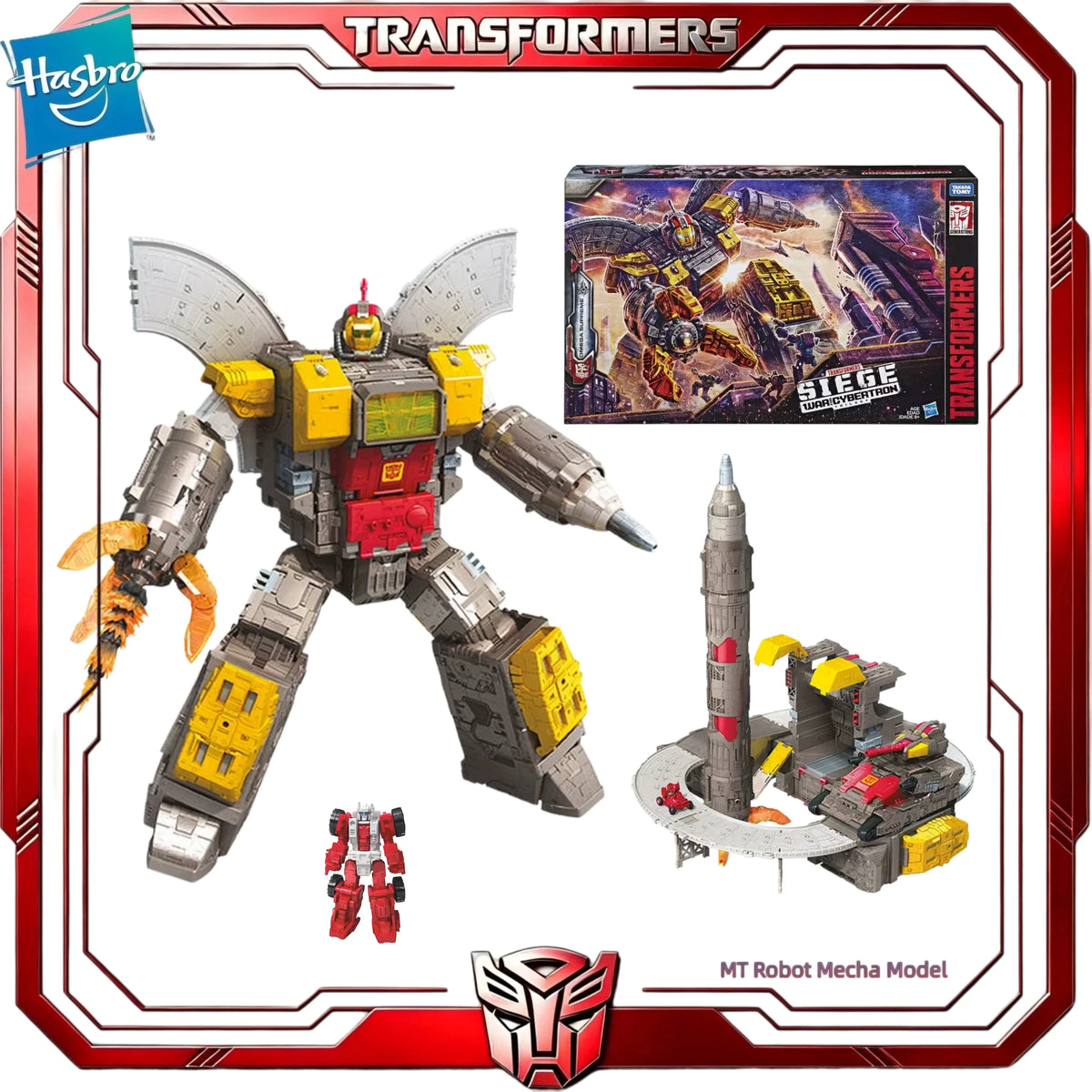 In Stock Transformers Siege War for Cybertron Titan Omega Supreme Hasbro Autobot Rocket Base Collectible Action Figure For Fans