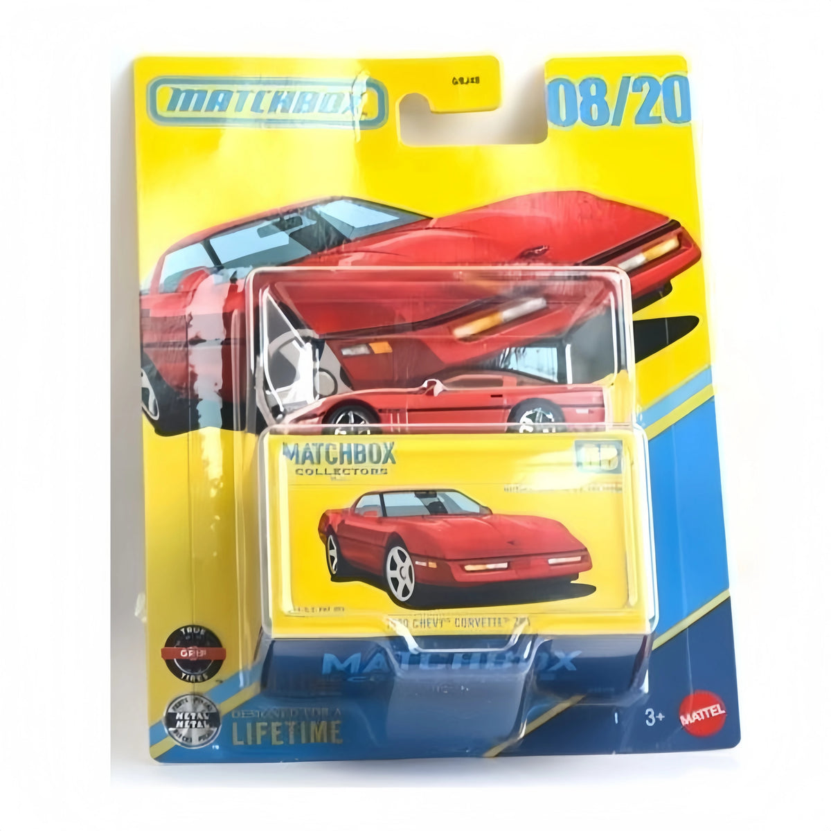 Matchbox GBJ48-F Series,Porsche 911/356 Totota MR2 Dodge Challenger Chevy,1:64 Diecast Model Car,Collector's Gift for Kids Toy