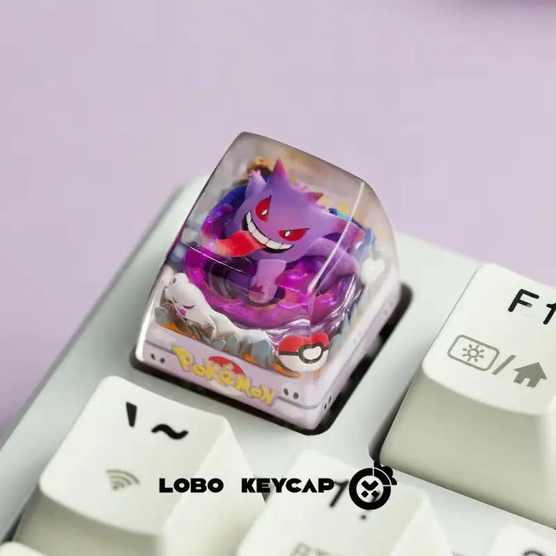 Anime Charmander Bulbasaur Resin Casting Process Mechanical Keyboard Decoration Resin Material Keycap Esc Collectble Fun Gifts