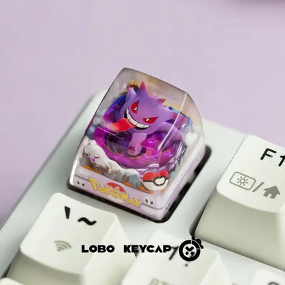 Anime Charmander Bulbasaur Resin Casting Process Mechanical Keyboard Decoration Resin Material Keycap Esc Collectble Fun Gifts