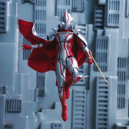Six Ultra Brothers SHF 1/12 Cloak Anime Action Figure  Mebius Omega Ultraman Cloth Cloak Toys Accessories Model Decoration