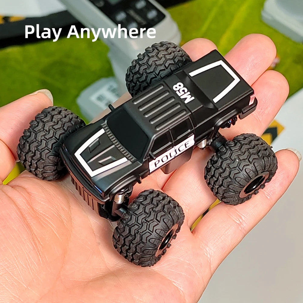 LDARC M58 RC Truck RTR 2.4GHz 1/58 MINI Mirco RC Electric Remote Control Model Car Adult Children's Tabletop Toys