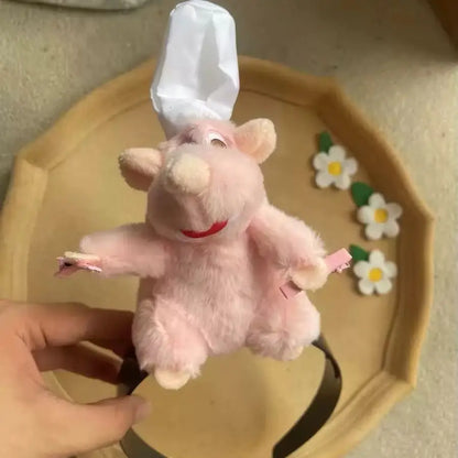 Creative Funny Ratatouille Cartoon Headband Cute Plush Mouse Doll Wide-brimmed Hair Clip Hair Accessories Headwear