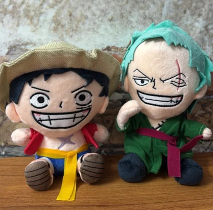 2026 HoT One Piece Anime Figure Zoro Luffy Chopper Plush Toys Cute Cartoon Plushie Stuffed Dolls Pendant Kids Xmas Gifts