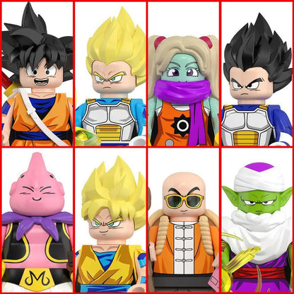 Dragon Ball Building Blocks Wukong Vegeta Felisaz Buu Collection Action Dolls Children Assemble Building Blocks Toys and Gifts