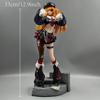 33cm 12.9 inch Anime Ayanami Rei Asuka Action Figures Pvc Statue Desktop Ornamen Collection Statue Model Decoration Room Toys