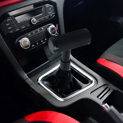 T Handle Shifter Car Knob Joystick Style Alloy Cover with Leather Gear Stick Lever Shift Fit Most Automatic Manual Transmissions