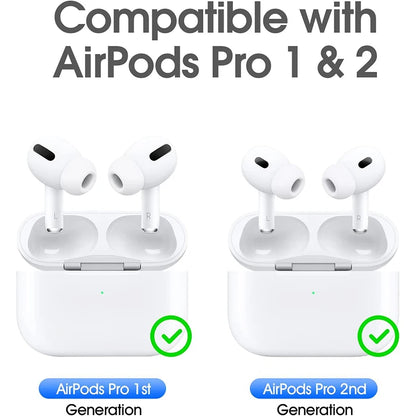 KUTOU 4 Pairs Liquid Silicone Ear Tips for Airpods Pro 1 2 Noise Reduction Pad Earplugs Ear Caps Comes with Cleaning Pen
