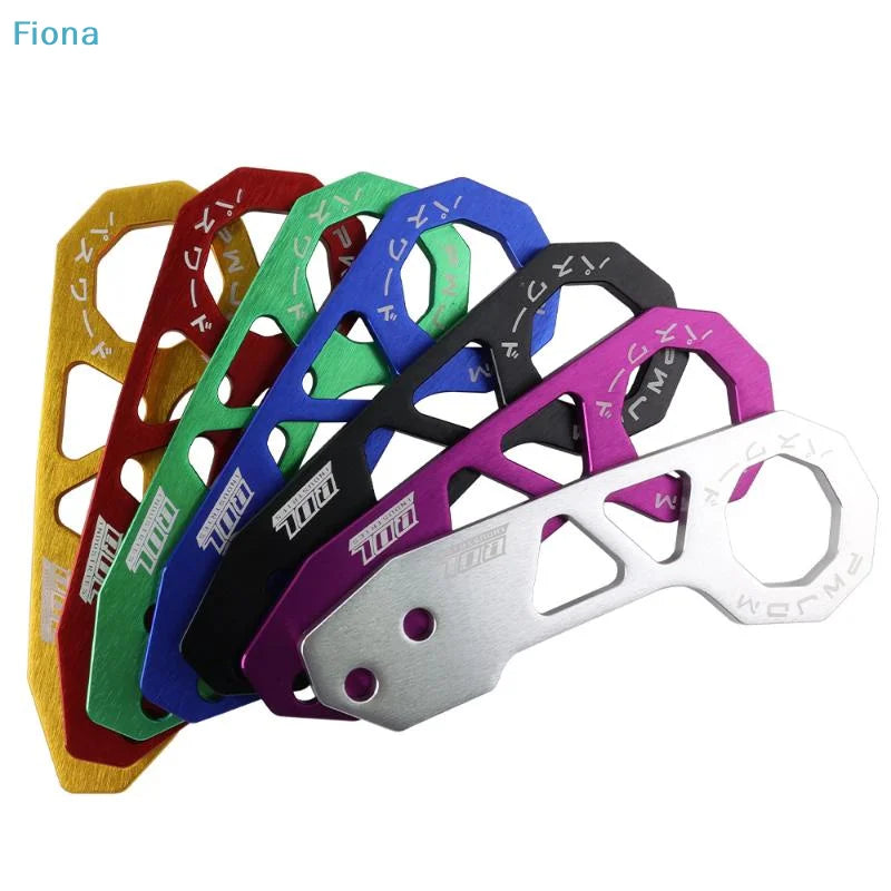 ✔JDM Style Universal Car Rear Tow Hook, CNC Machined Aluminum Alloy Tow Hook with Mounting Brackets & Bolts