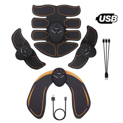 EMS Muscle Stimulation Electric Hip Trainer Abdominal Exerciser Toning Fitness Training Weight Loss Home Gym Workout Equiment