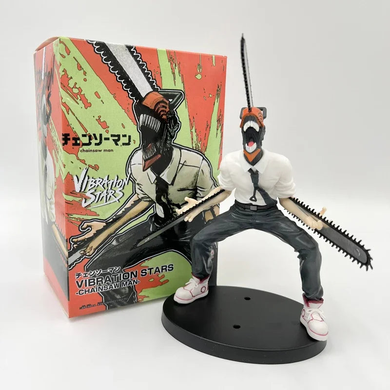 Chainsaw Man Power Bunny Girl Anime Figure Makima Action Figure Hayakawa Aki/Higashiyama Kobeni/Denji/Reze Figure Model Doll Toy
