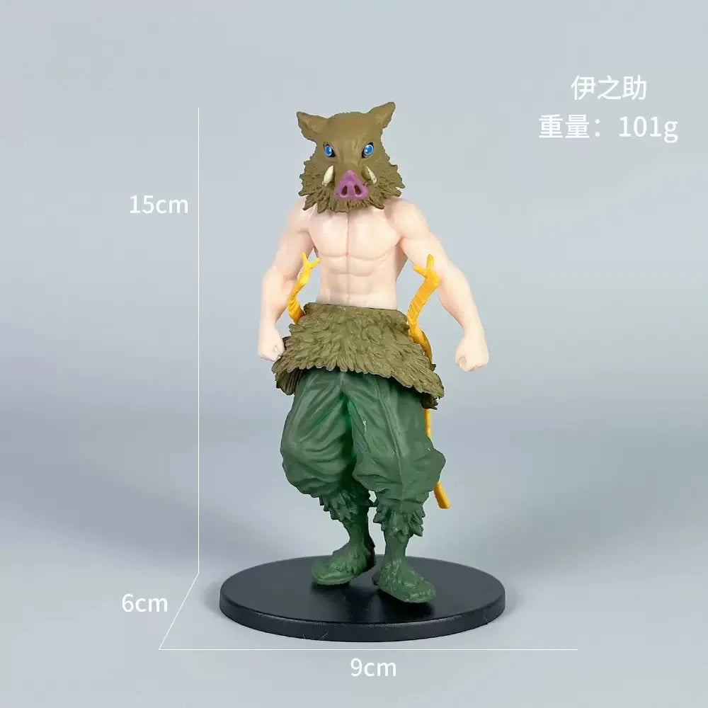 Demon Slayer Love Pillar Mitsuri Kanroji Tanjiro Figurine Friendship Outfit Model Display Cute Fun Gift for Friends