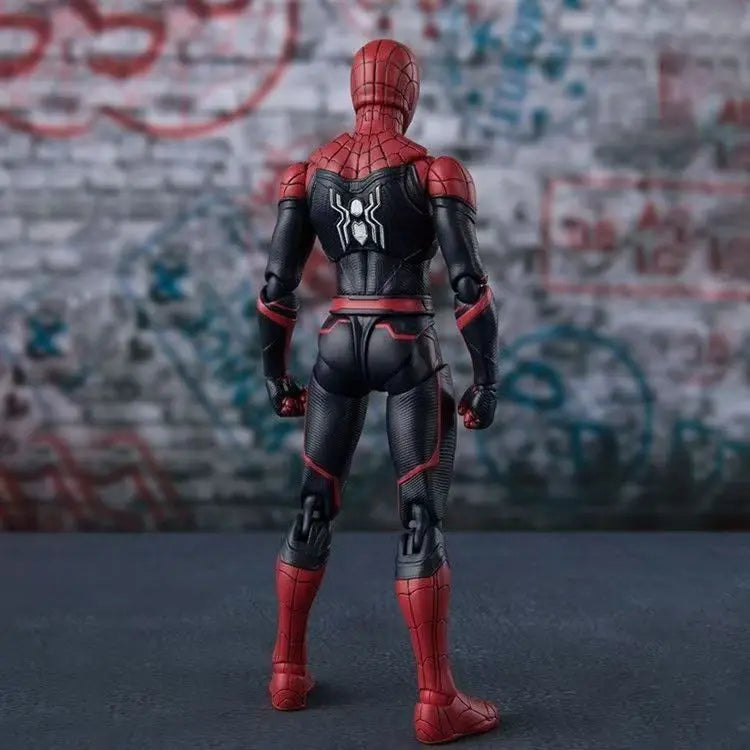 Marvel SHF Avengers Hero Spiderman Far From Home PVC Action Figure Model Doll Toys For Children Collectible Gift Toy 14cm