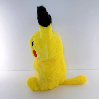2026 Hot Anime Pok é mon Pikachu Plush Toys Breath Child Peluche Soothes Toy Sleeping Companion Music Pikachu Plush Kids Gifts