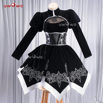 IN STOCK UWOWO A2 Cosplay A2 Cosplay Costume Woman Dress Black Dress Halloween Costume