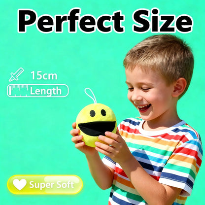Pacman Plush Toys, Creative Cute Pac-Man Stuffed Doll Soft Plush Figure, Cartoon Game Peripheral Plushies, Kawaii Home Decor Orn