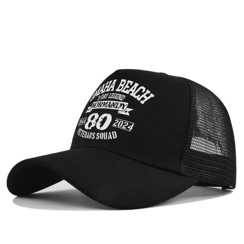 New Fashion Spring Summer Printed Mesh Breathable Baseball Cap Gorras Personality LOGO for Men WomenCouples Visor Hat Casquette