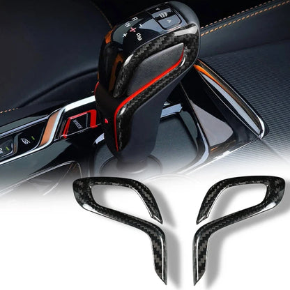 Real Carbon Fiber For BMW F90 M5 F97 X3M F98 X4M 2019-2023 Car Automatic Shift Gear Knob Cover Trim Car Interior Accessories