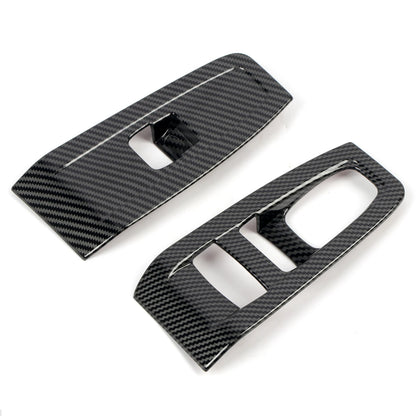 Car Accessories For Toyota GR86 / Subaru BRZ 2022 2023 ABS Carbon Fiber Style Interior Window Switch Panel Cover Trim 2pcs