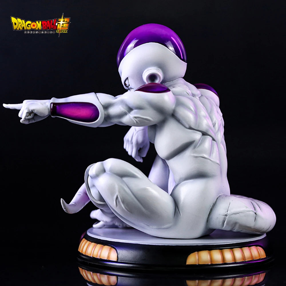 Hot Dragon Ball Z Anime Figures Frieza Sitting  PVC Action Figure Collection Statue Model Toy Gifts