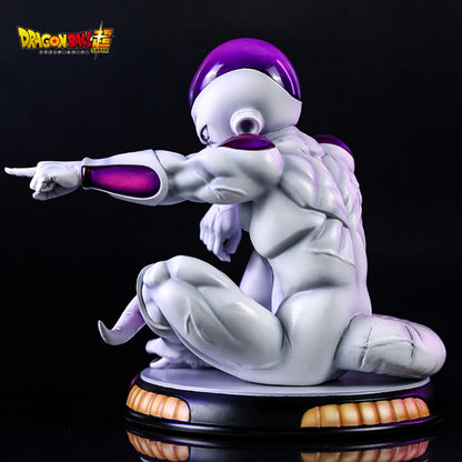 Hot Dragon Ball Z Anime Figures Frieza Sitting  PVC Action Figure Collection Statue Model Toy Gifts