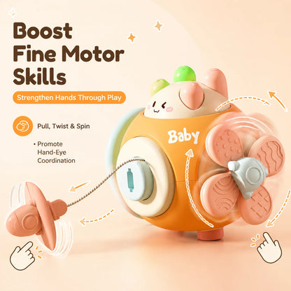 6-in-1 Sensory Busy Ball Montessori Interactive Toy Baby Fine Motor Training Early Educational Play Gift for Infant Toddler 6 M+